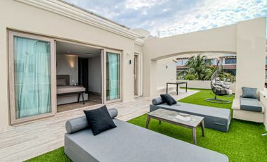 LUJOSA VILLA AMUEBLADA Y EQUIPADA EN LA ZONA HOTELERA, A 100 MTS DE LA PLAYA