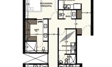 DEPARTAMENTO FRENTE AL MAR CHELEM YUC.