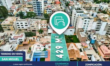📍 ¡San Miguel! Terreno de 429 m² para Proyecto Multifamiliar
📈 Invierte en Zona de Alto Crecimiento