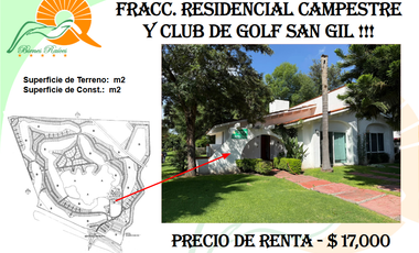 VILLA EN RENTA EN SAN GIL