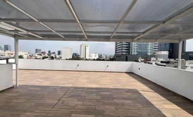 Renta Departamento en Escandón con Roof Garden Privado