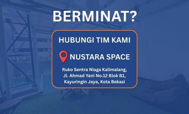 SEWA RUANG KANTOR PRIVATE DI JANTUNG KOTA BEKASI, MULAI DARI 2JTAN/BLN