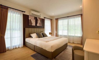 For sale, single-storey pool villa, on 2 sides of the road, corner house, Don Kaeo Subdistrict, Mae Rim District, Chiang Mai, near Ring Road 3
