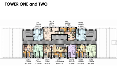 KEN - Transit Oriented 2 Bed Room Condo Unit in the Center of Mandaluyong City - Pioneer Woodlands