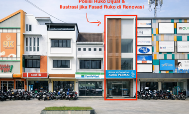 Ruko 5 Lantai  Pusat Kota Bogor Lokasi Bagus Cocok Segala Jenis Usaha