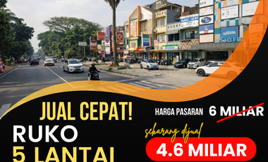 Ruko 5 Lantai  Pusat Kota Bogor Lokasi Bagus Cocok Segala Jenis Usaha