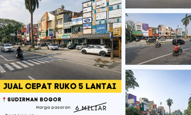 Ruko 5 Lantai  Pusat Kota Bogor Lokasi Bagus Cocok Segala Jenis Usaha