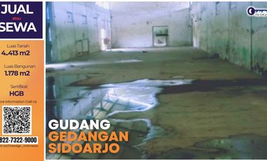 Warehouse for Sale / Rent Gedangan Sidoarjo Ready to Operate - The EdGe