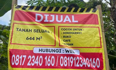 Jual tanah pinggir jalan raya Jatinangor cocok untuk cafe, kosan, kantor