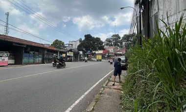 Jual tanah pinggir jalan raya Jatinangor cocok untuk cafe, kosan, kantor