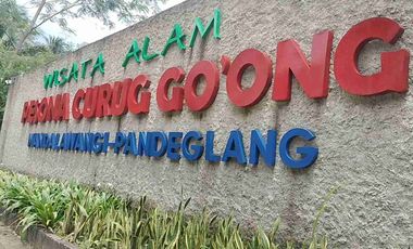 Dijual Tanah Murah di Pandeglang Mandalawangi depan gerbang wisata Curug Goong
