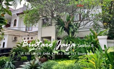 Villa Bali Resort House with Pool at Bintaro Jaya Sektor 8, Tangsel