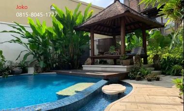 Villa Bali Resort House with Pool at Bintaro Jaya Sektor 8, Tangsel