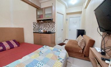 Green Pramuka City Studio Second Full Furnish Bagus Banyak Pilihan