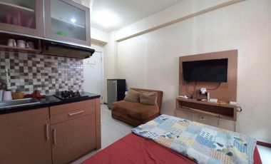Green Pramuka City Studio Second Full Furnish Bagus Banyak Pilihan