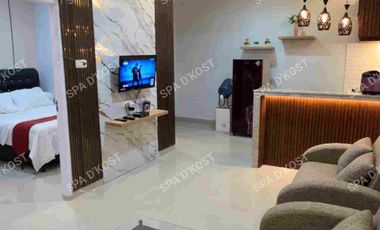 sewa rumah Kontrakan Bulanan Full Furniture  tipe 65 Deluxe Standar SPA D'KOST sidomulyo Barat Pekanbaru