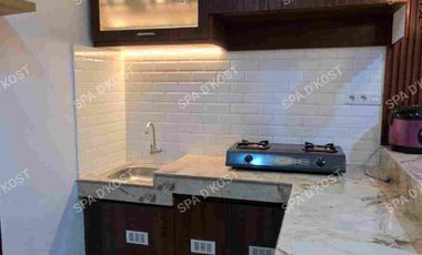 Sewa Rumah Kontrakan bulanan tipe 65  Deluxe Studio Full Perabotan SPA D'KOST sidomulyo Barat Pekanbaru