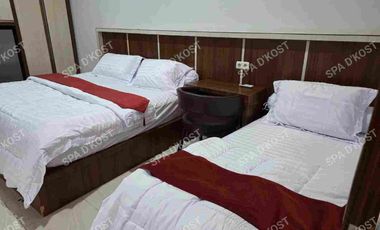 sewa  Rumah Kontrakan bulanan  Full Furniture Tipe 35 Studio Sidomulyo Barat Pekan Baru