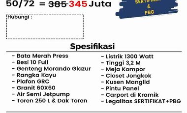 Rumah baru cluster bojong koneng buahbatu