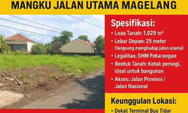 Tanah dijual di Magelang Selatan, Magelang Kota