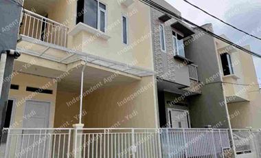 jual rumah baru 2 lantai lokasi dekat jatibening permai akses lrt cikunir caman galaxi