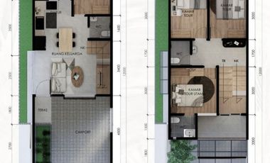 Rumah Mewah 2 Lantai Di Cirendeu Tangsel Dekat Toll dan MRT Lebak Bulus