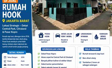 Jual cepat! Rumah 2,5lt hook 6x12 terawat tanjung duren jakarta barat