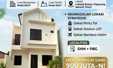 Rumah 2 Lantai Lubang Buaya Cipayung Pondok Gede Bambu Apus Halim Jakarta Timur, Akses Dan Lokasi Strategis di Jakarta Timur