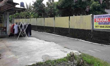 Jual cepat gudang + tanah siap usaha lokasi strategis