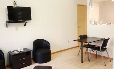 Departamento Estudio AMUEBLADO con BALCON en CONDESA ROMA $19,000.00