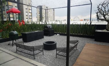 Departamento amueblado en renta en torres boudica