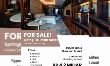 SPRINGHIL ROYAL SUITE APARTEMEN KEMAYORAN UNIT BARU BISA KPR DEKAT TOLL & GOLF