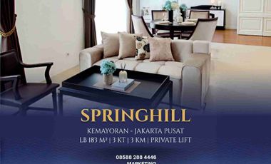 SPRINGHIL ROYAL SUITE APARTEMEN KEMAYORAN UNIT BARU BISA KPR DEKAT TOLL & GOLF