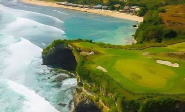 Dijual cepat Tanah Los  Tebing view Ocean dan Lapangan Golf di Bali