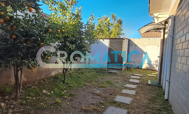 Arriendo Casa De Un Piso, 3d Y 2b, Villa Vista Sur 2, Rancagua