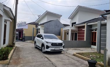 Rumah Baru Bagus dan Murah SHM Free AJB dan BPHTB Pinggir Jalan Raya Cibeureum Bogor