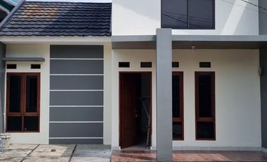 Rumah Baru Bagus dan Murah SHM Free AJB dan BPHTB Pinggir Jalan Raya Cibeureum Bogor