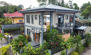 Furnished Modern Tropical Corner House and Lot For Sale in Tagaytay Country Homes, Tagaytay