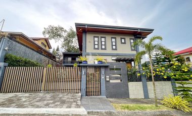 Furnished Modern Tropical Corner House and Lot For Sale in Tagaytay Country Homes, Tagaytay