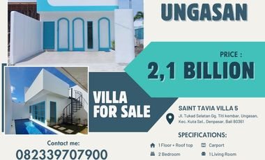 FOR SALE VILLA ST. TAVIA - SANTORINI STYLE NEAR MELASTI BEACH, UNGASAN
