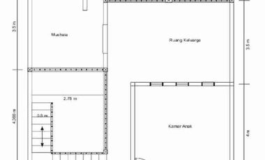 Dikontrakan Rumah 2 Lantai, Strategis di Bogor Kota
