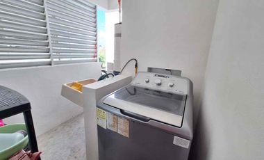 Renta de Departamento Totalmente Amueblado en Cancun Residencial Habitalia Paraíso 3er Nivel de 2 Recamaras con Seguridad 24/7 casi Av. Andrés Quintana Roo