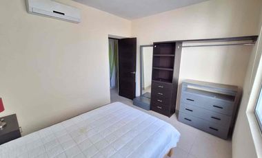 Renta de Departamento Totalmente Amueblado en Cancun Residencial Habitalia Paraíso 3er Nivel de 2 Recamaras con Seguridad 24/7 casi Av. Andrés Quintana Roo