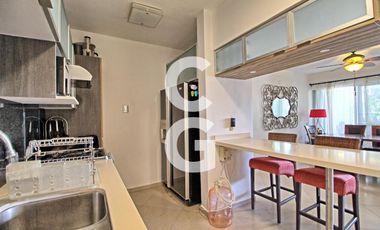 Departamento en Renta en Cancún en Residencial Bonampak 169 con Alberca