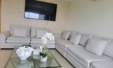 Departamento amoblado de alquiler en Vía a la Costa