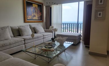 Departamento amoblado de alquiler en Vía a la Costa