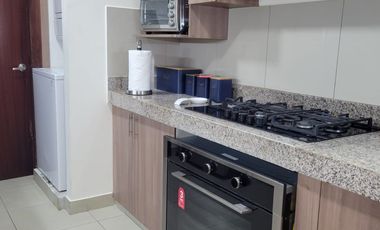 Departamento amoblado de alquiler en Vía a la Costa