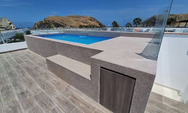 Vendo casa de estreno en Playa Puesta del Sol, Chocalla, Asia, Km 92-4dorm,piscina, US$265,000.00