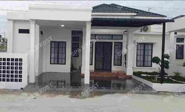 Disewa Rumah Kontrakan Bulanan mewah Tipe 100 luxury Full Perabotai SPA D'KOST di Kartama Marpoyan Damai  Pekanbaru