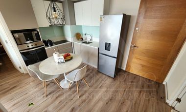 Depto en venta en Macul, 2 dorms, A/C Inverter, vista a la cordillera, frente a futura estación Metro Quilín, conserjería y estacionamientos de visita